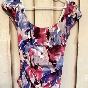 Suzi Chin for Maggy Boutique  Floral Dress - Size 6